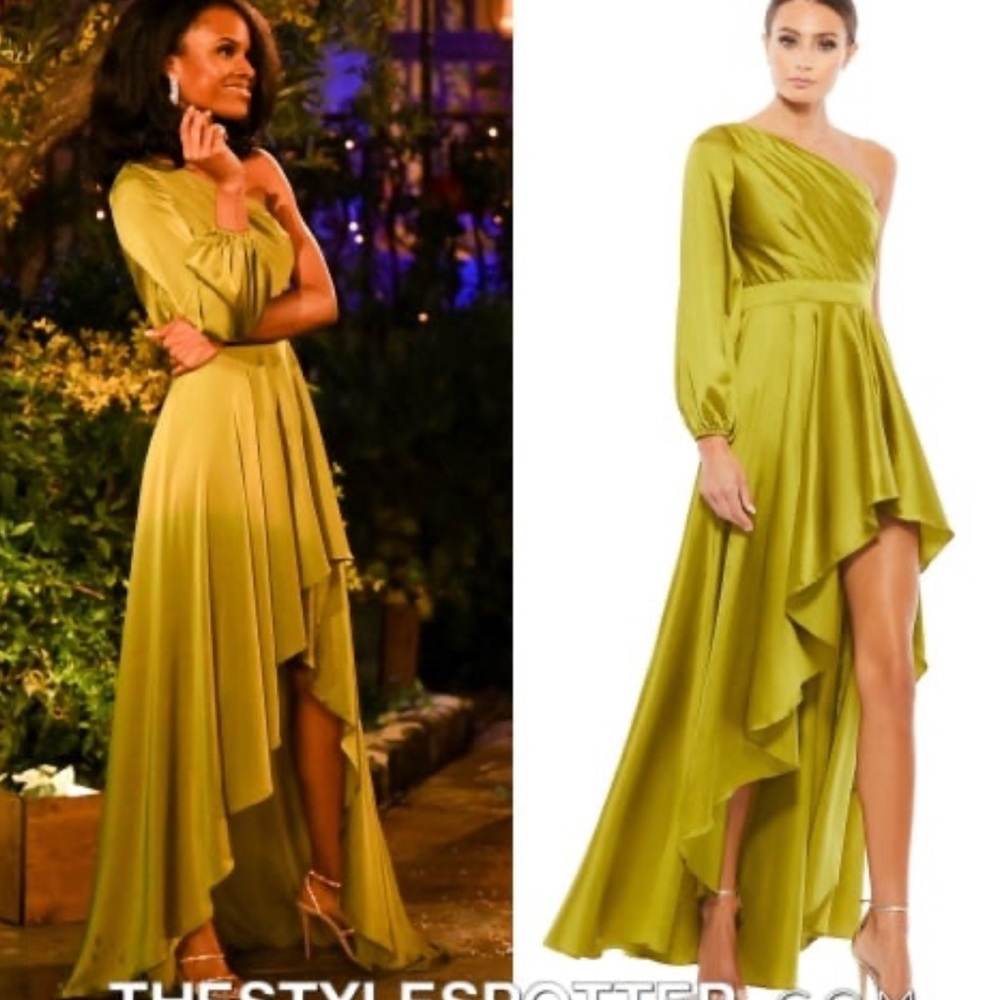Elegant One-Shoulder Mac Duggal Dress size 6 - Picture 8 of 14